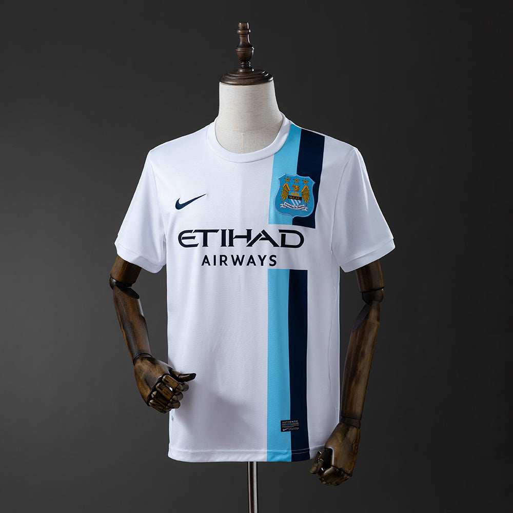 Camiseta retro del Manchester City 13/14, tercera equipación visitante