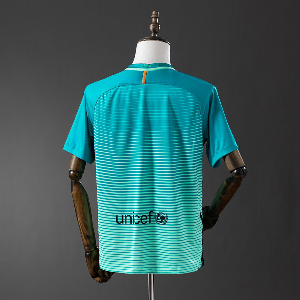 Camiseta retro del Barcelona 16/17, tercera equipación