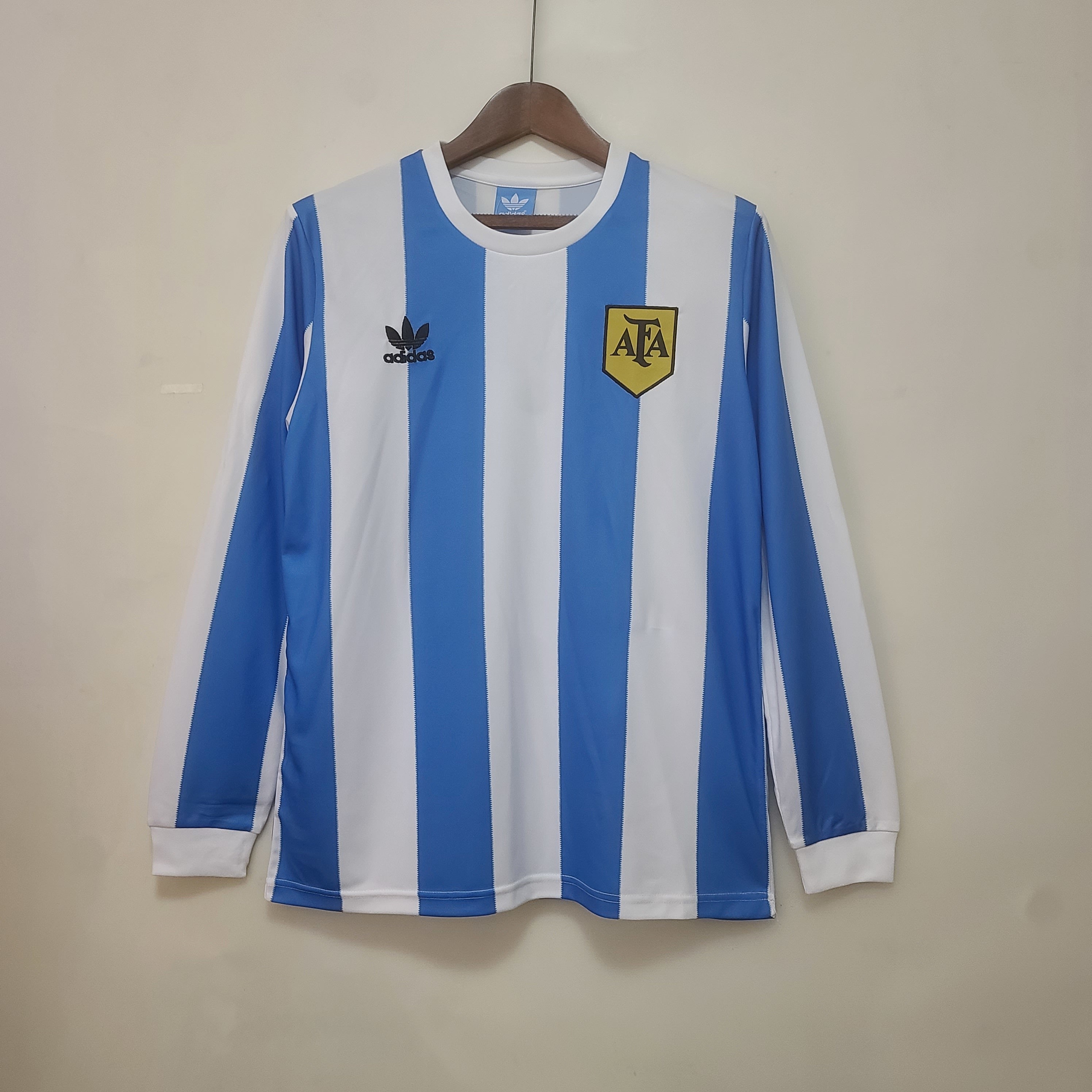 Camiseta retro de manga larga de Argentina de 1978