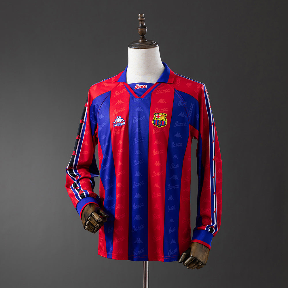 Camiseta retro de manga larga del Barcelona 96/97