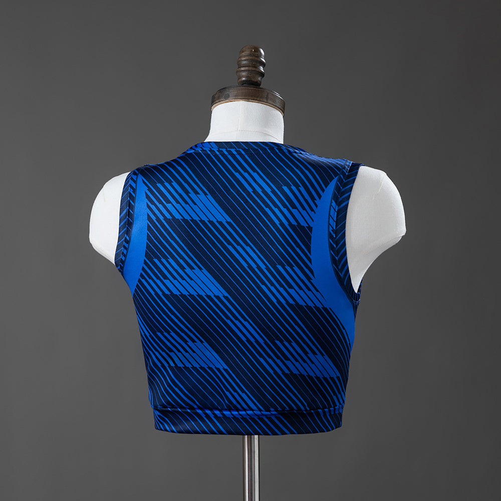 Francia 2026 Inicio Camiseta corta estilo top para mujer