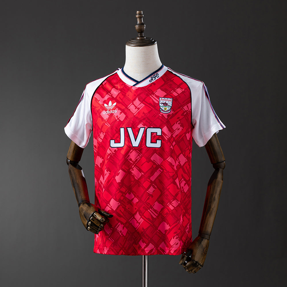 Camiseta retro del Arsenal de la temporada 90/92