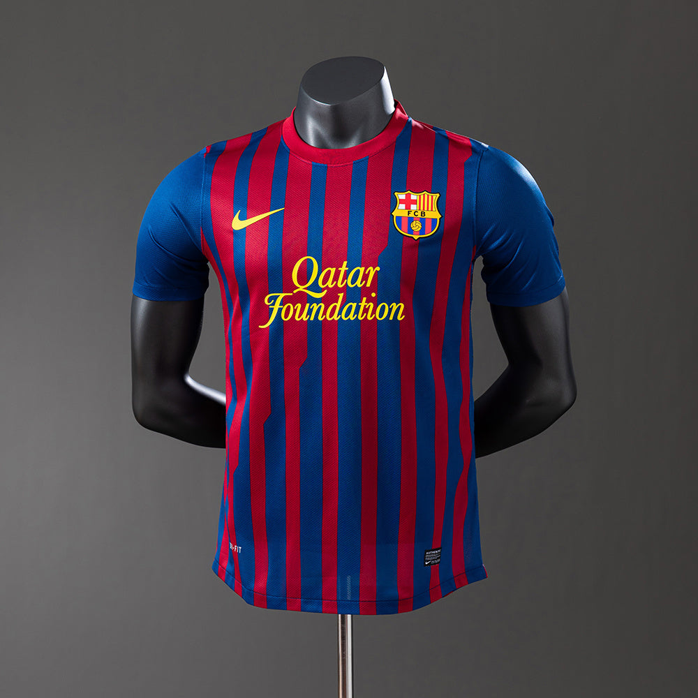 Camiseta retro del Barcelona 11/12, versión jugador local