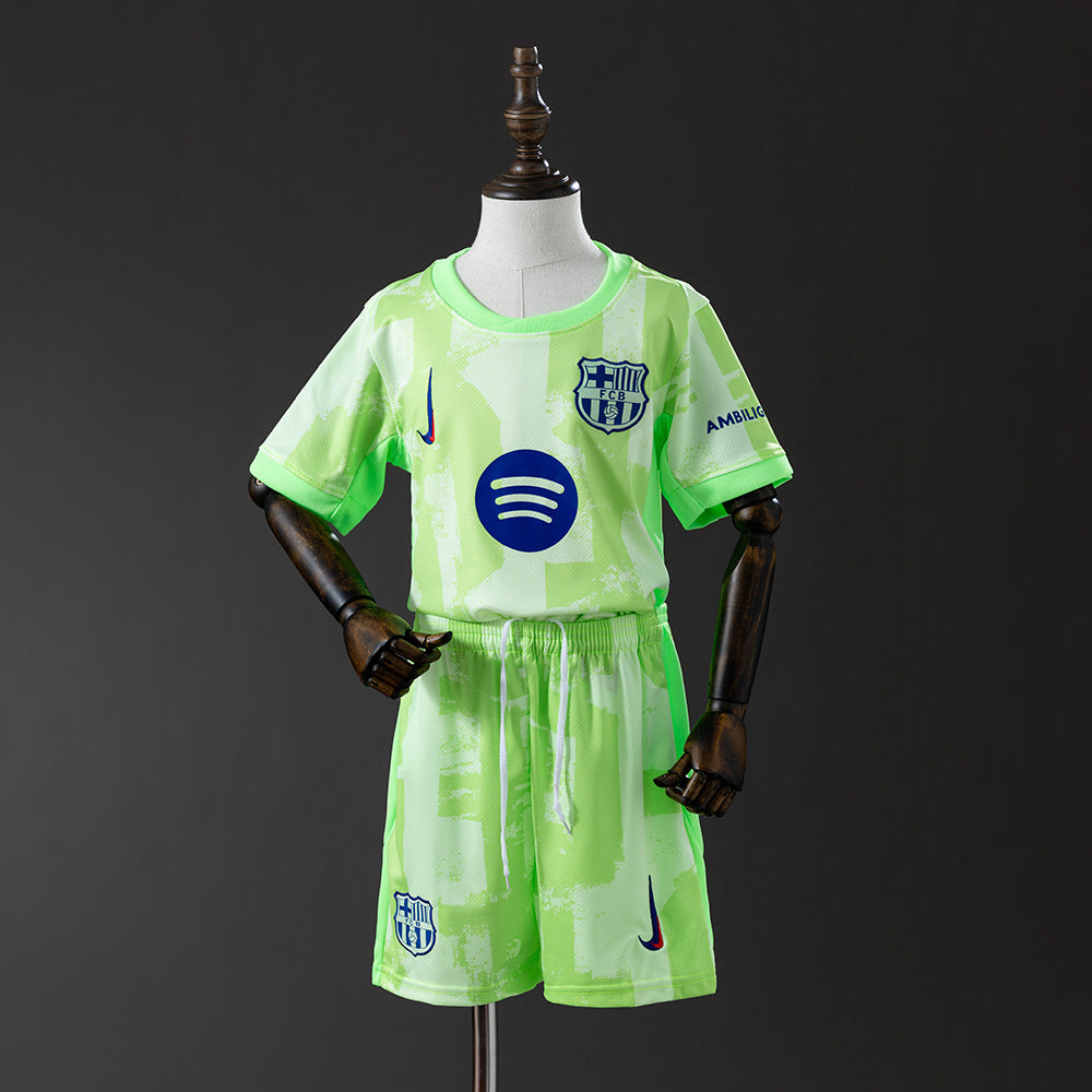 Camiseta infantil 24/25 del Barcelona, tercera equipación visitante