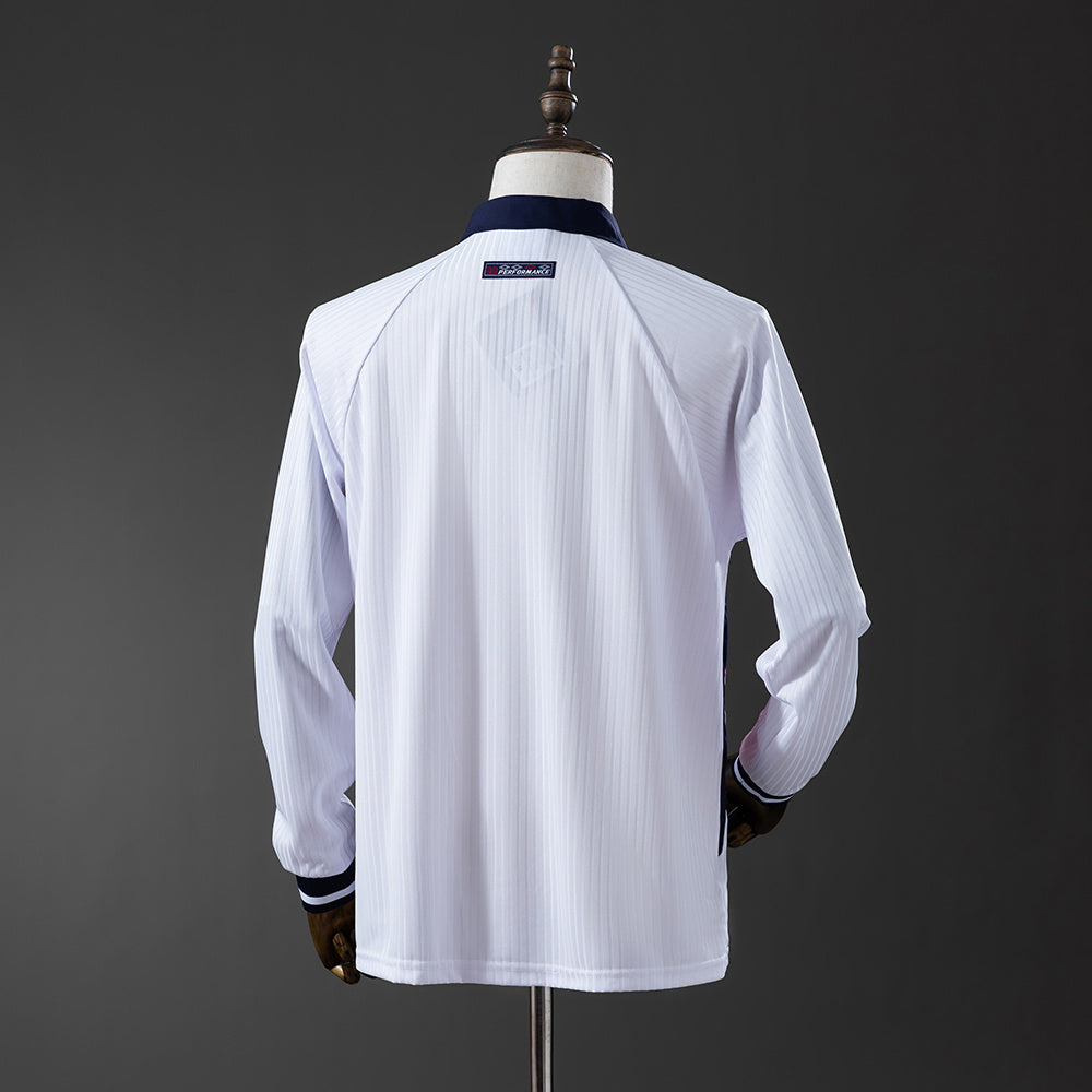 Camiseta retro de manga larga de la selección inglesa de 1998
