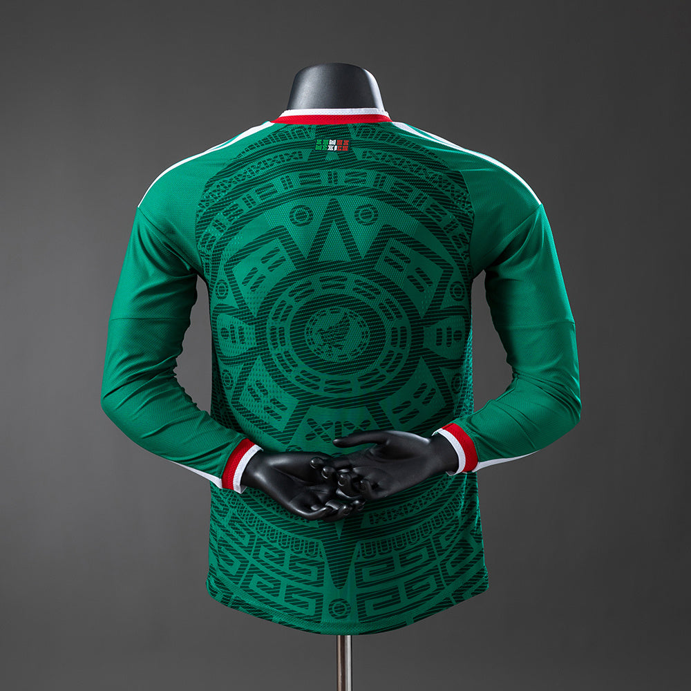Camisetas de manga larga para la selección mexicana de 2026 (versión jugadora)