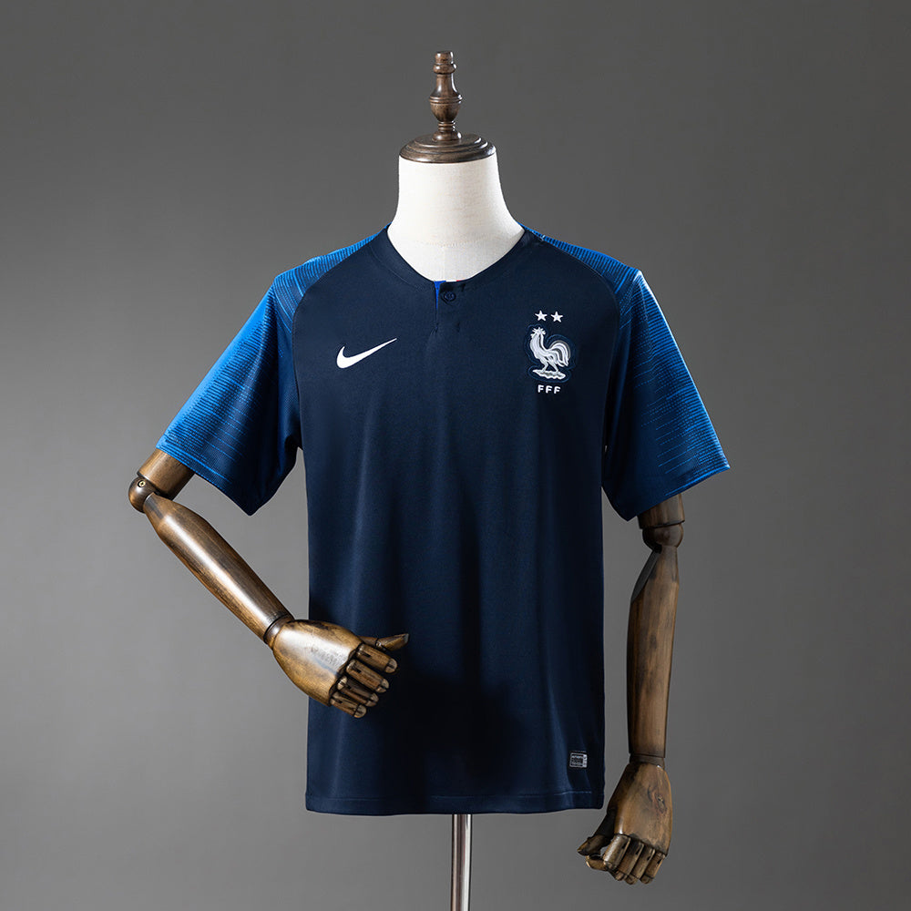 Camiseta retro de local de Francia 2018