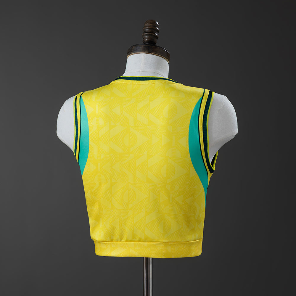 Camiseta sin mangas corta para mujer Brasil 2026