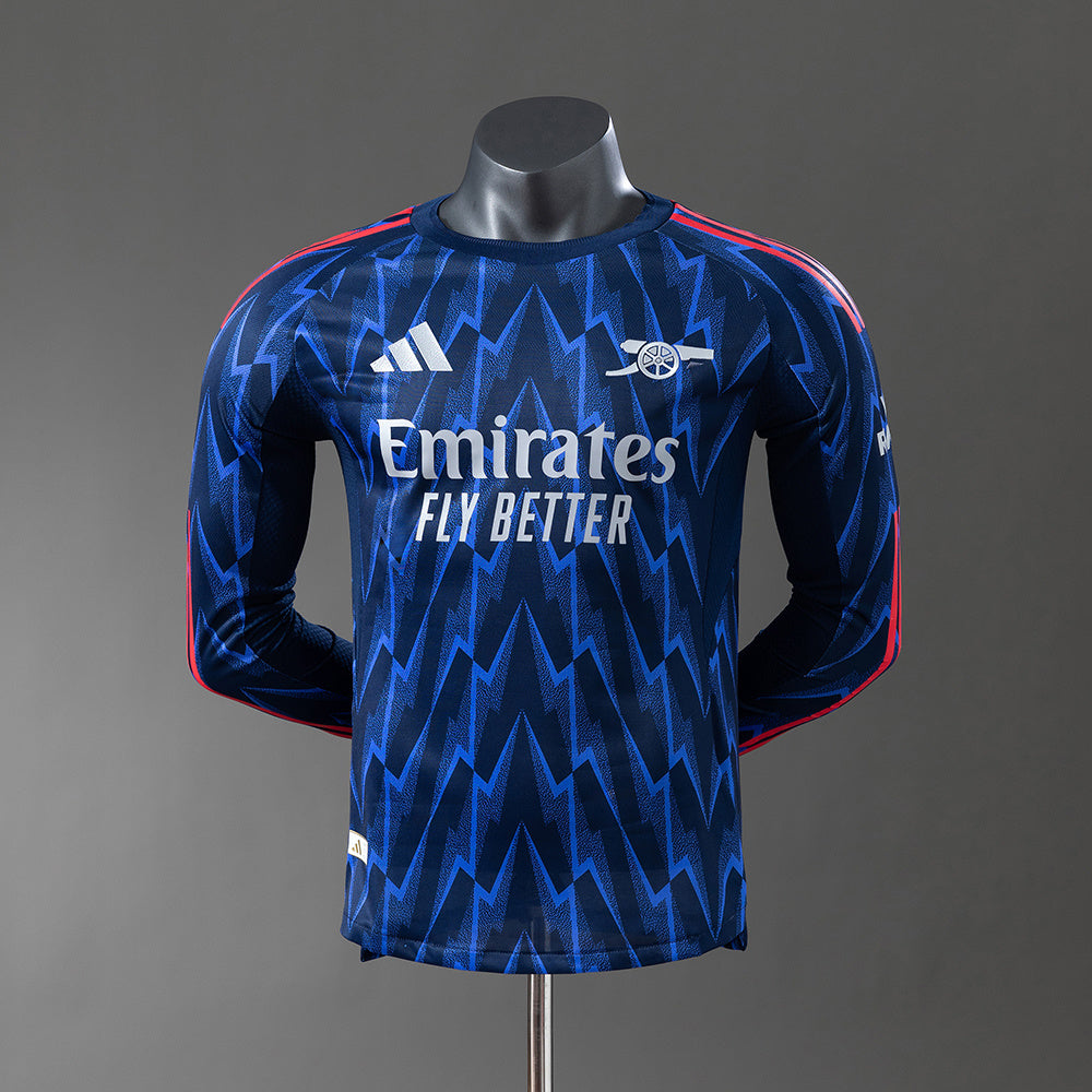Camiseta de manga larga del Arsenal 25/26, versión visitante