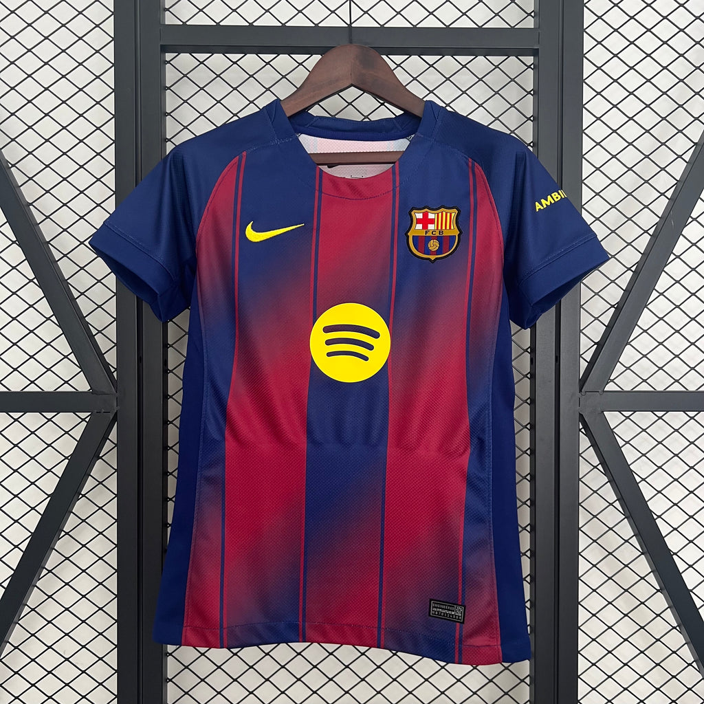 Camiseta de local del Barcelona para mujer, temporada 25/26