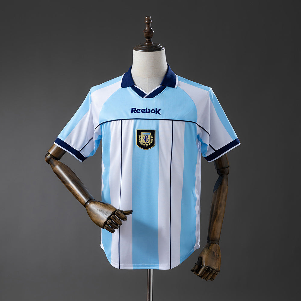 Camiseta retro de local de Argentina 00/01