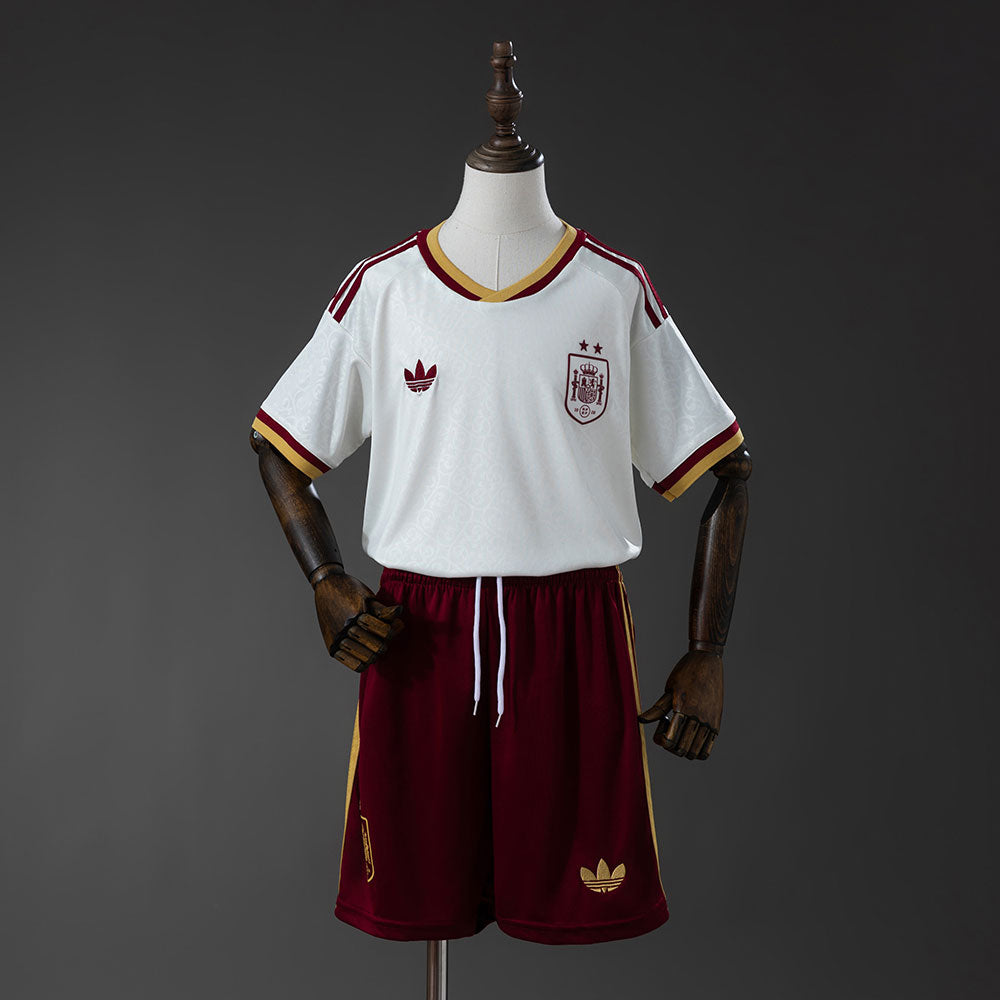 Camiseta infantil de la selección española 2026, edición de visitante, 2 estrellas