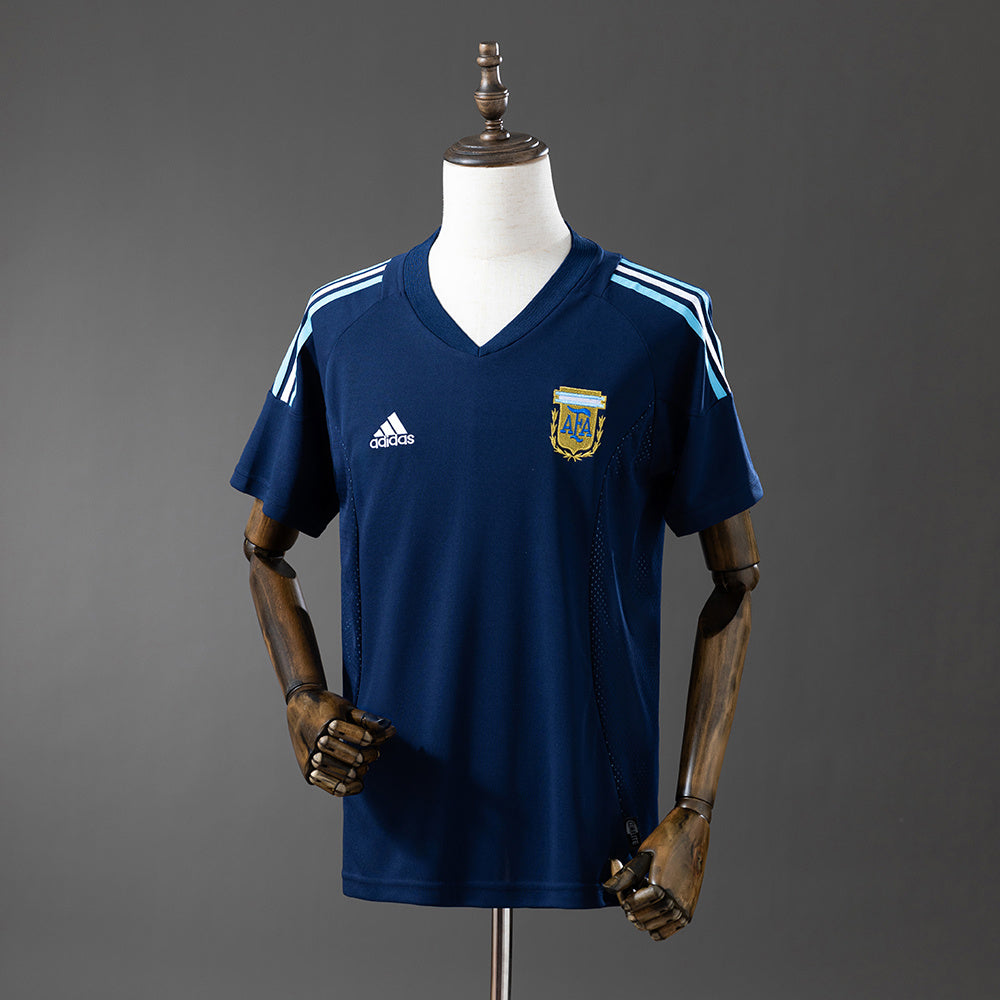 Camiseta retro de visitante de Argentina 2002