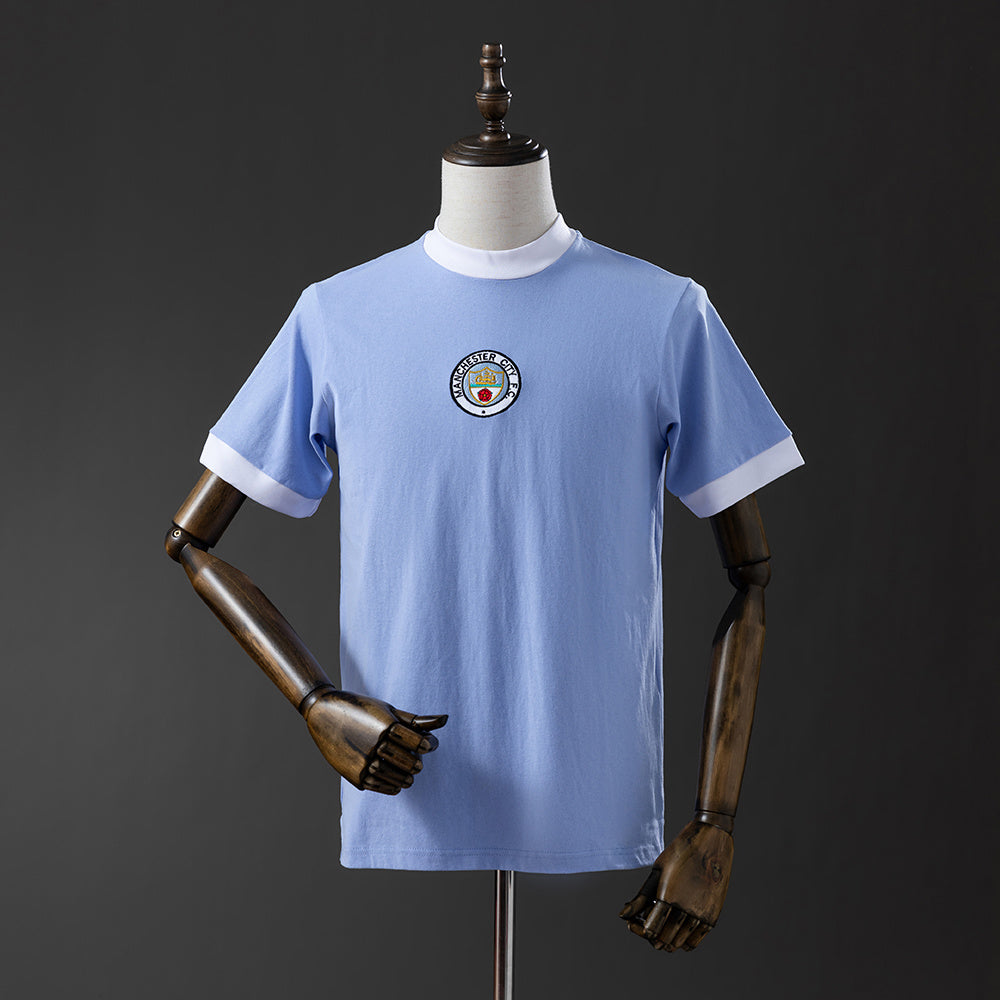 Camiseta retro del Manchester City de 1972