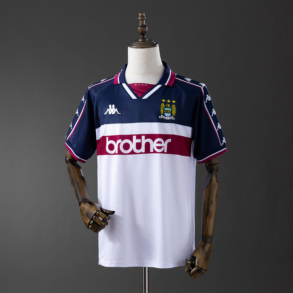 Camiseta retro del Manchester City 97/98 de visitante