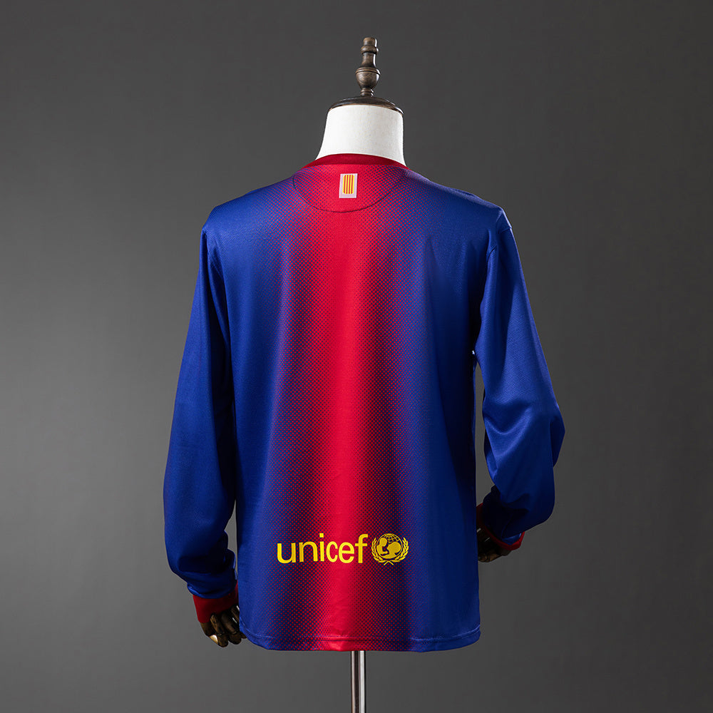 Camiseta retro de manga larga del Barcelona 12/13