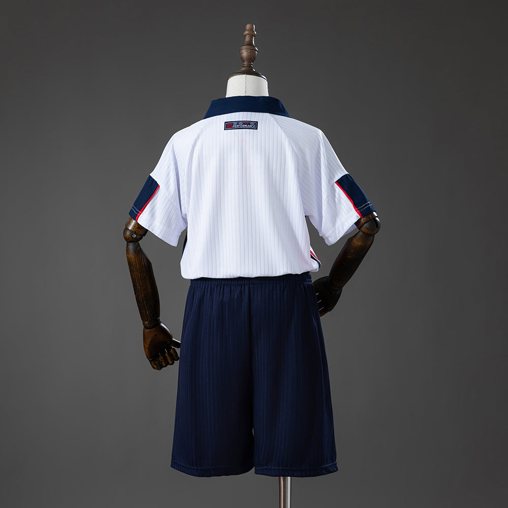 Camiseta infantil retro de la selección inglesa de 1998 (local)