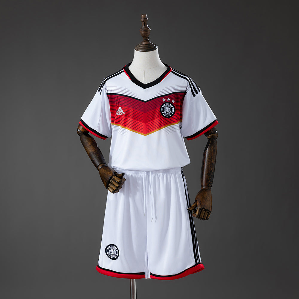 Camiseta infantil retro de la selección alemana de 2014