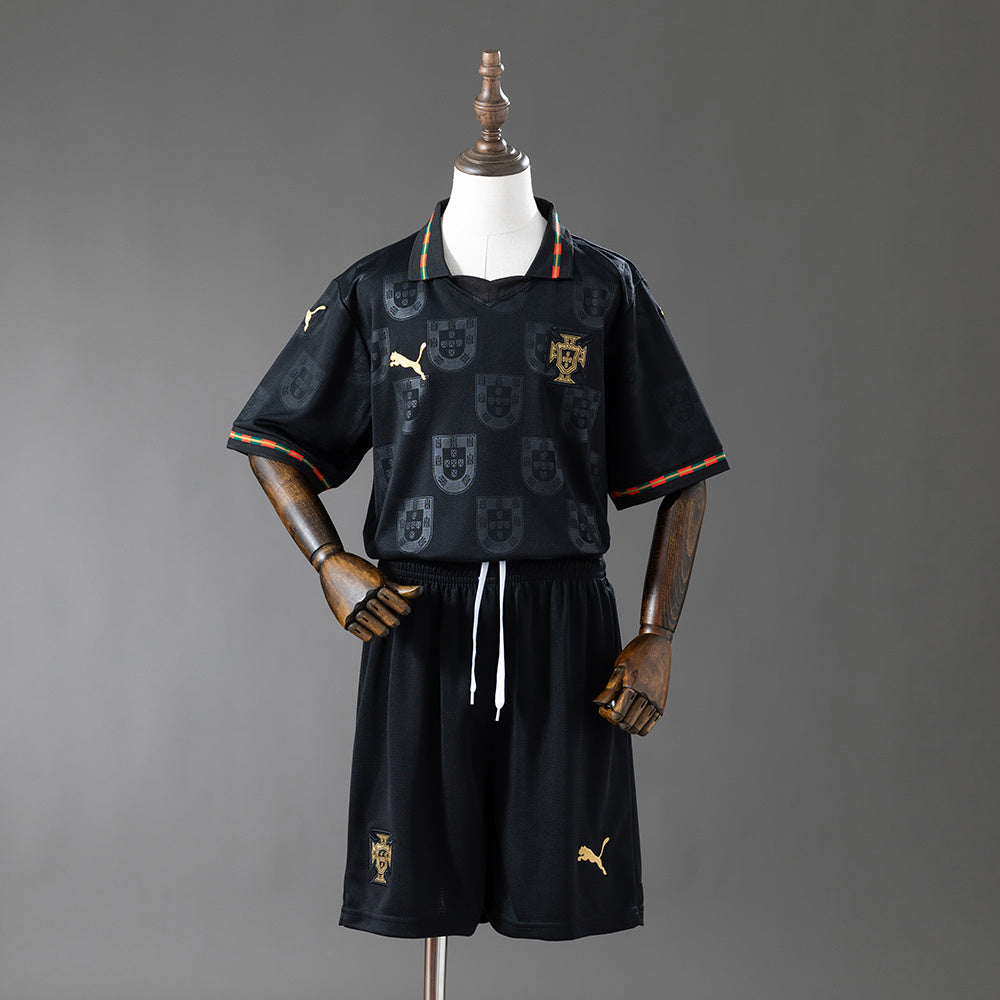 Camiseta negra de la selección infantil de Portugal 2026