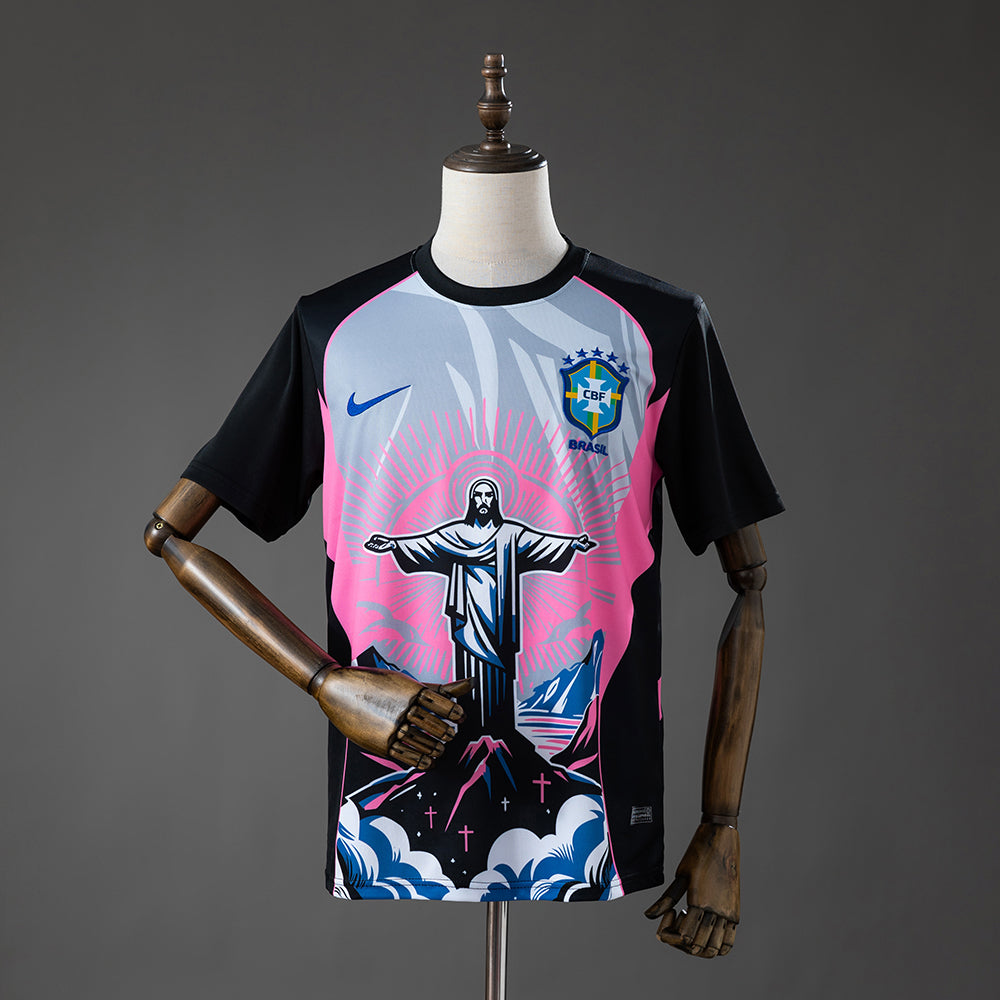 Brasil 2026 Cristo Salvador - Camiseta rosa