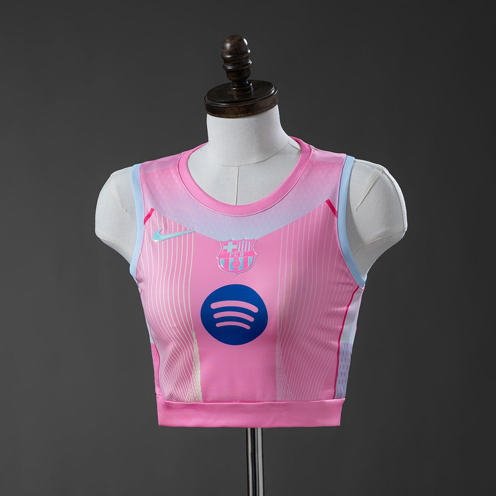 Barcelona 25/26 Concept Edition - Chaleco rosa para mujer
