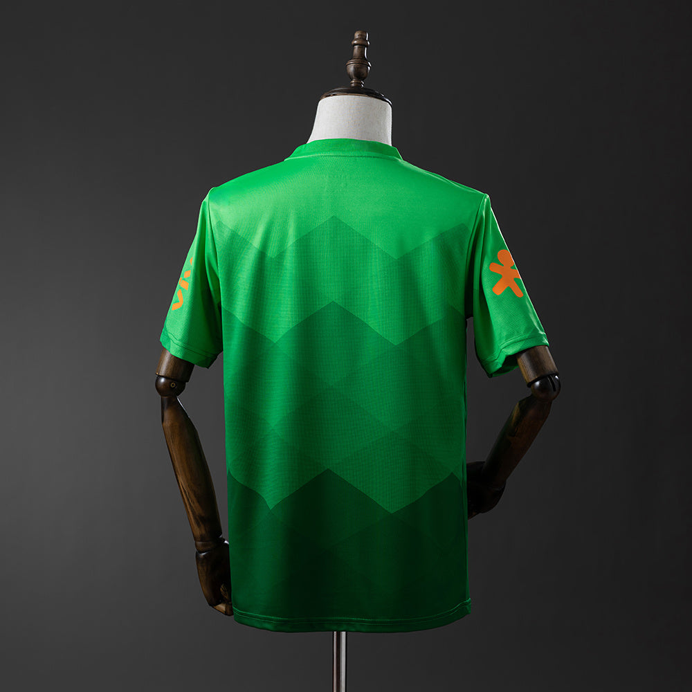 Traje de entrenamiento Brasil 2020 verde Retro Jersey