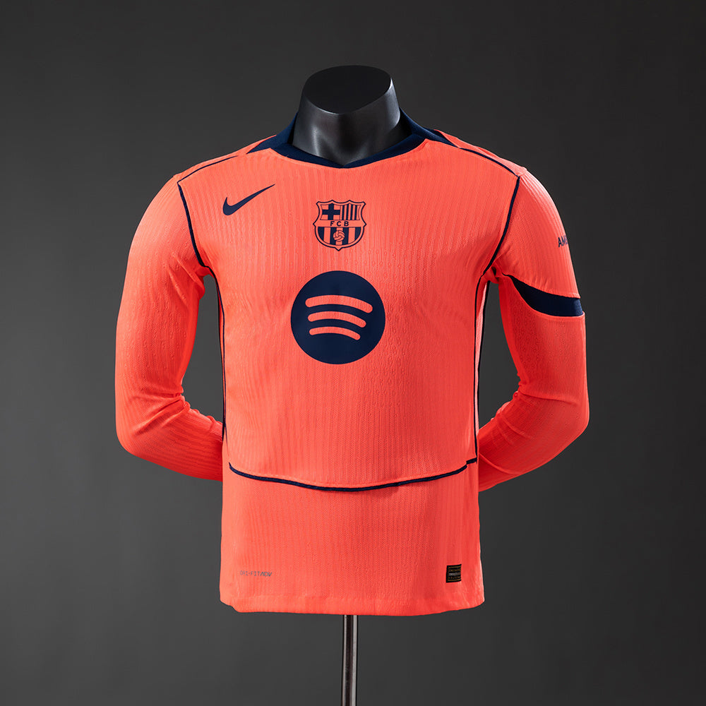 Camiseta de manga larga del Barcelona 25/26 (tercera equipación visitante) - Versión jugador