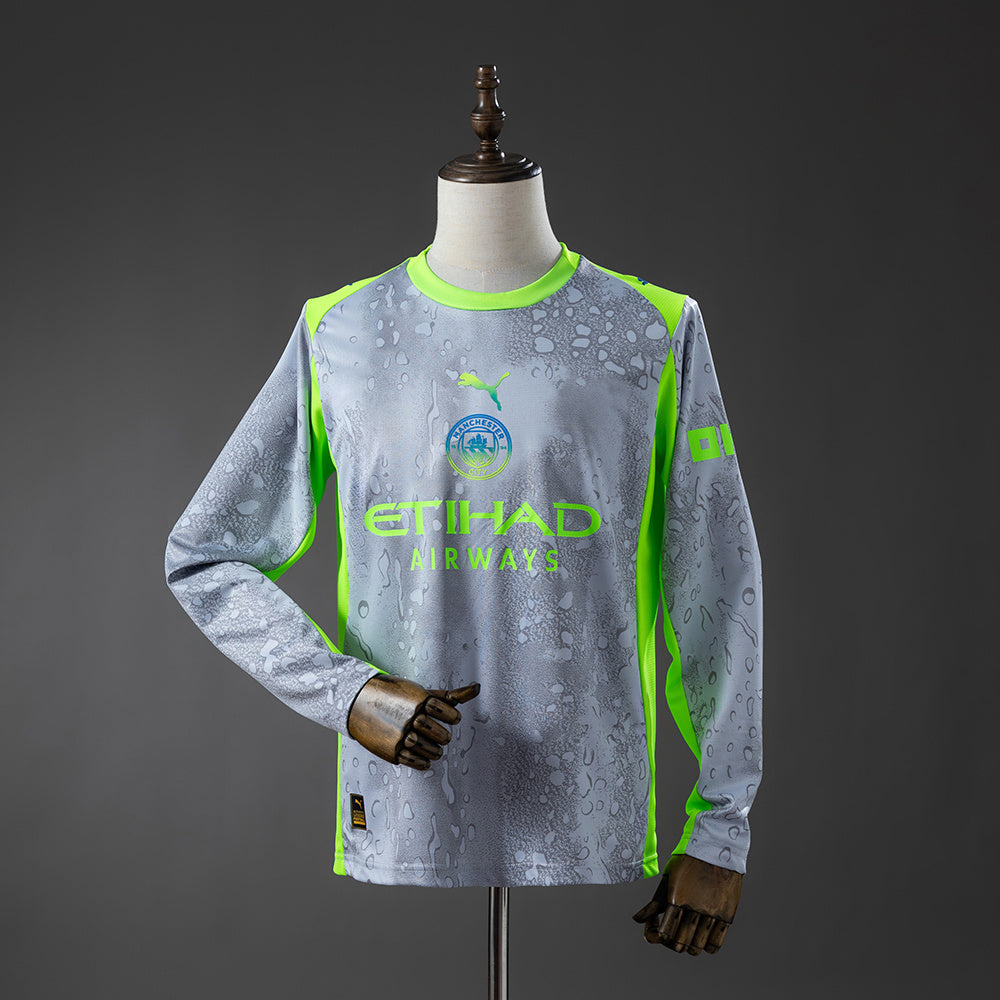 Camiseta de manga larga de visitante del Manchester City 25/26