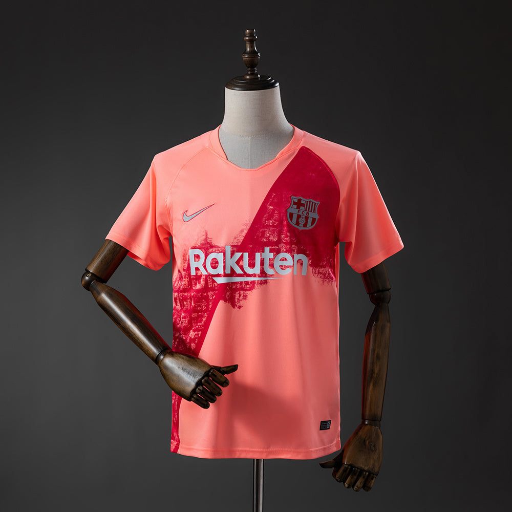 Camiseta retro de visitante del Barcelona 18/19