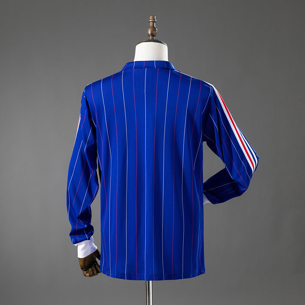 Camiseta retro de manga larga de Francia 80/82