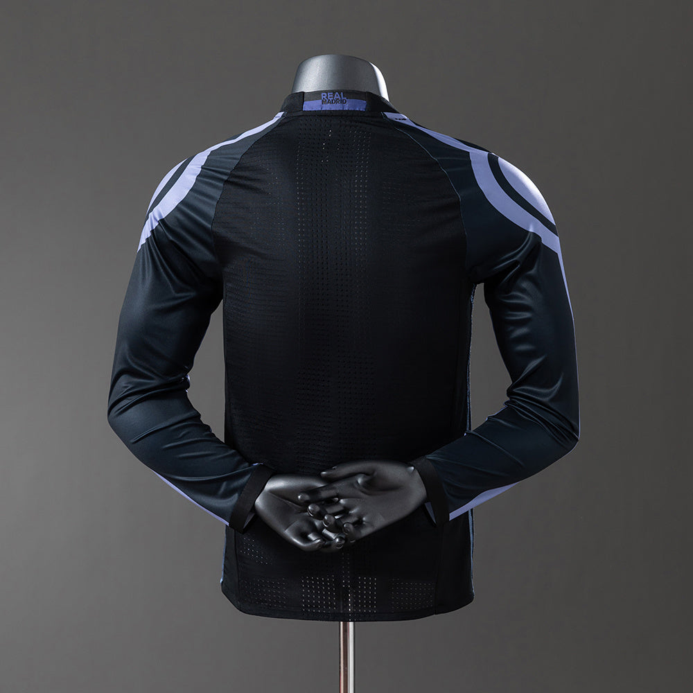Camiseta retro de manga larga del Real Madrid 16/17, tercera equipación visitante, versiones jugador
