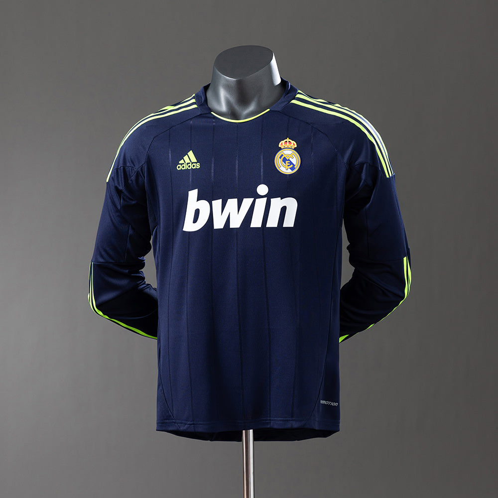 Camiseta retro de manga larga del Real Madrid 12/13, versión jugador