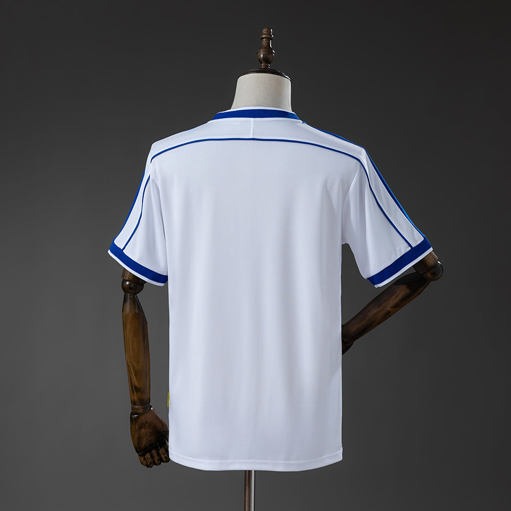 Camiseta retro de visitante de Brasil 1998