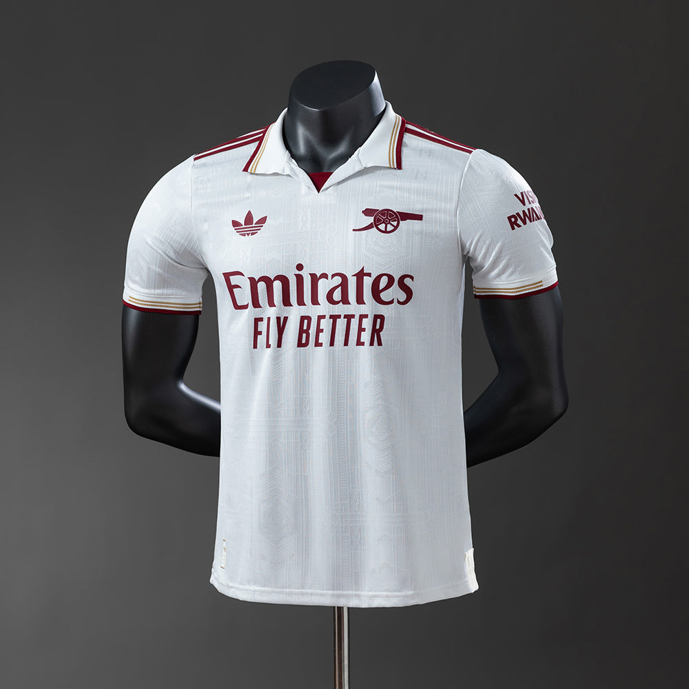 Camiseta de visitante del Arsenal 25/26, versión jugador