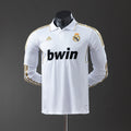 Camiseta retro de manga larga del Real Madrid 11/12, versión jugador