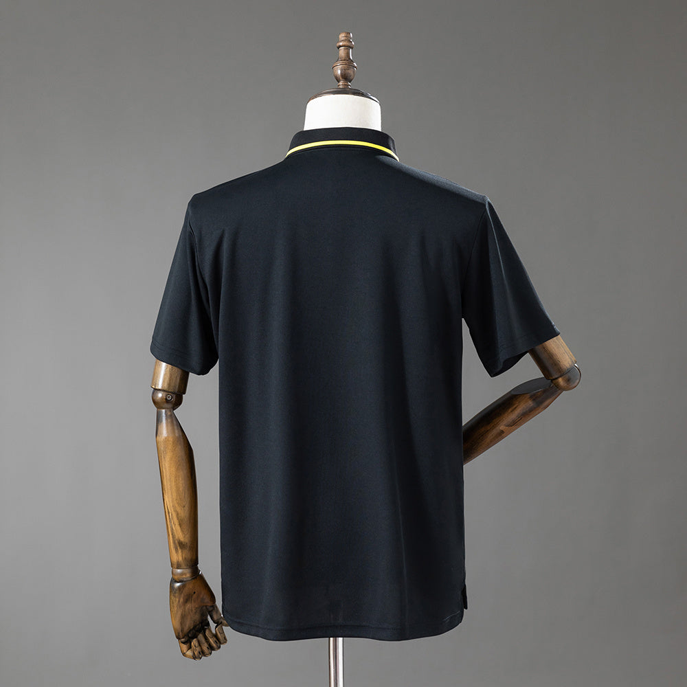 Camiseta Polo Negra Brasil 2026