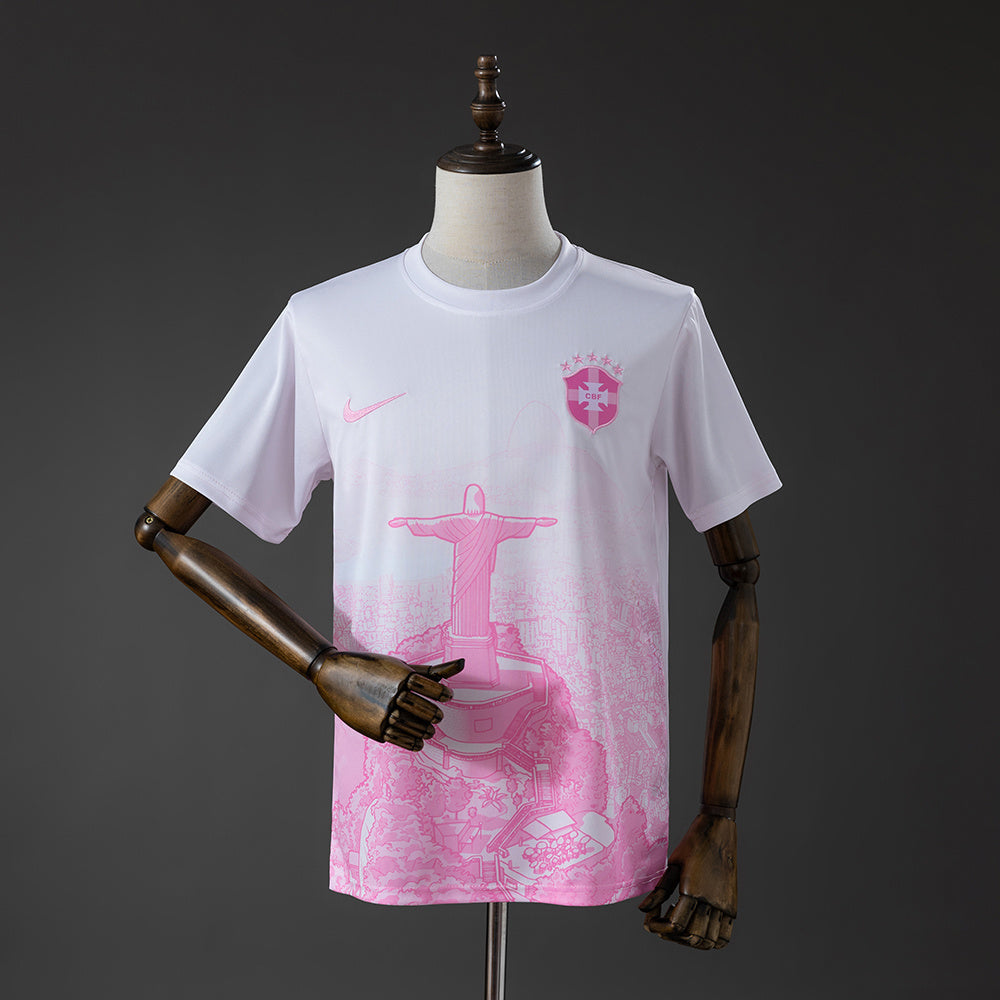 Camiseta de Jesús Rosa de Brasil 2026