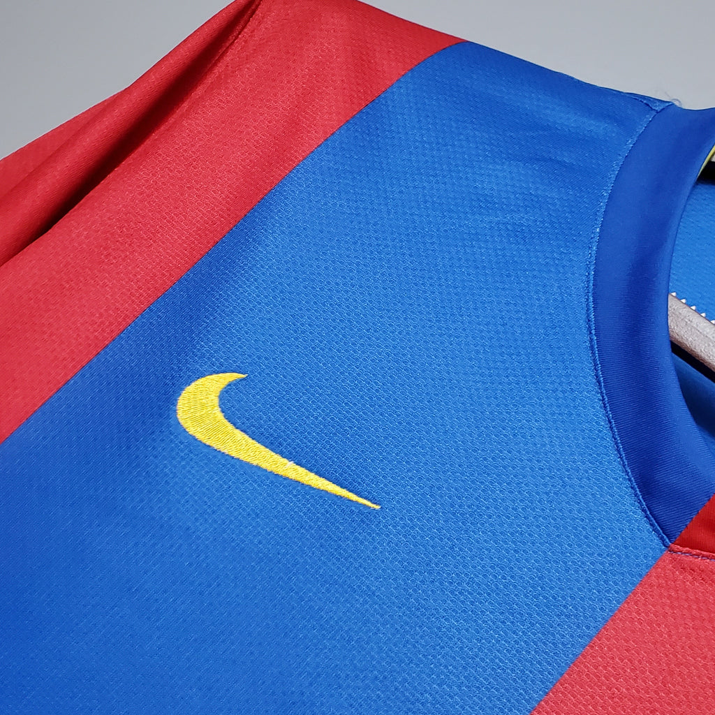 Camiseta retro del Barcelona 06/07 de manga larga