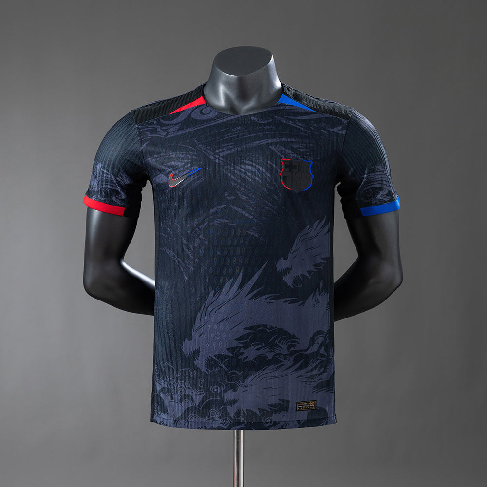 Edición especial del Barcelona 25/26 - Camiseta Black Dragon versión jugador