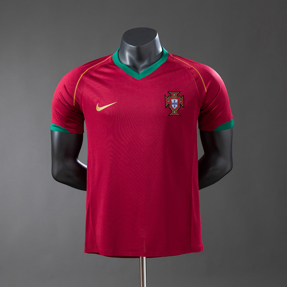 Camiseta retro de local de Portugal 2006, versión jugador