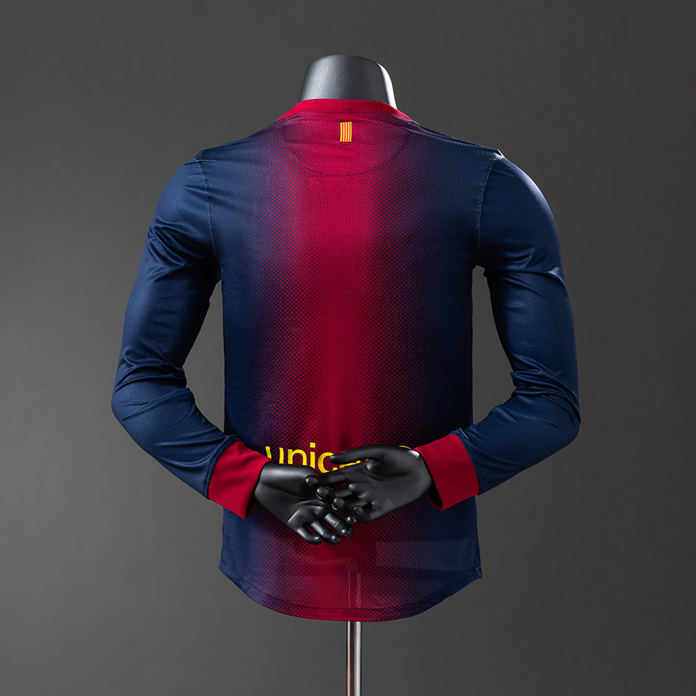 Camiseta retro de manga larga del Barcelona 12/13, versión jugador