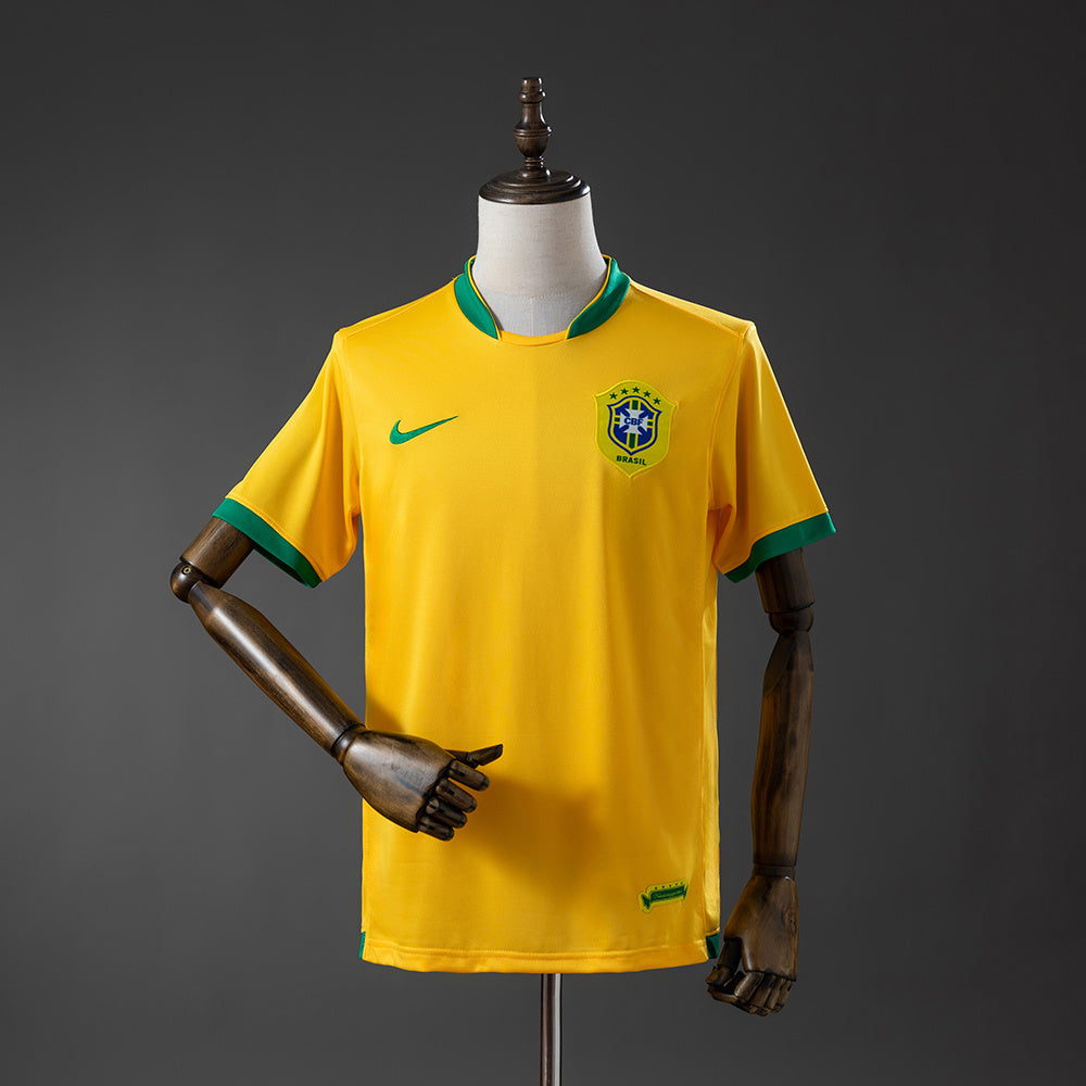 Camiseta retro de local de Brasil 2018