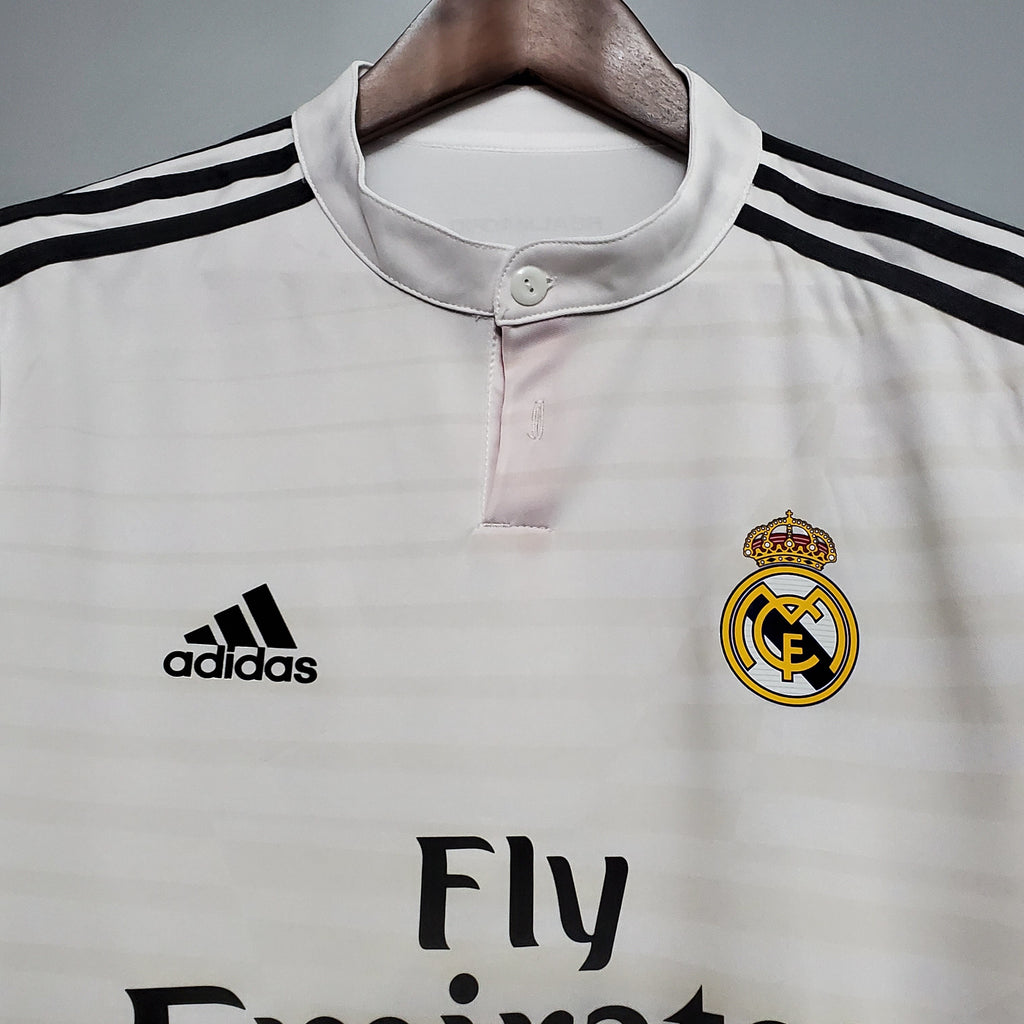 Retro Long Sleeve Real Madrid 14/15 home