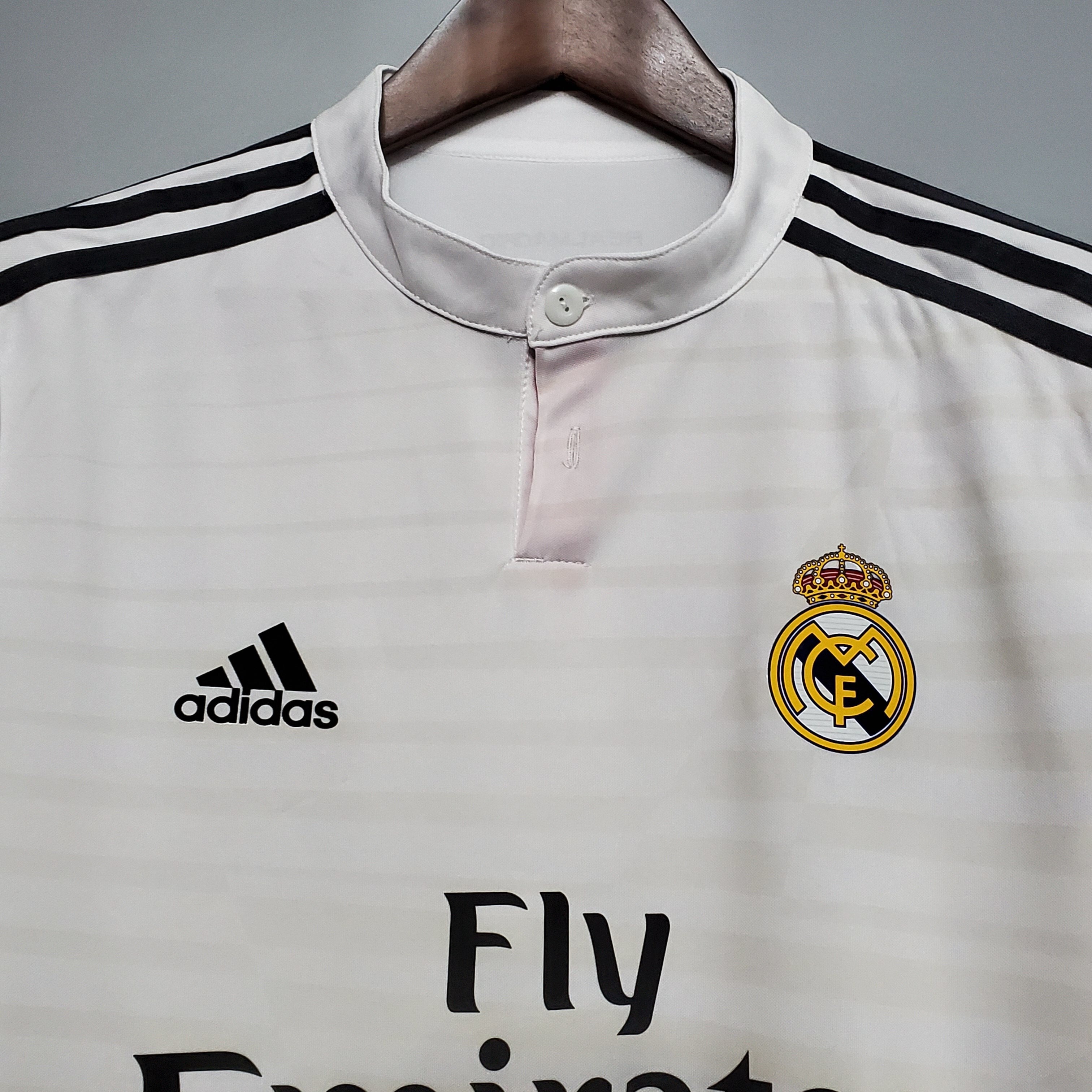 Retro Long Sleeve Real Madrid 14/15 home