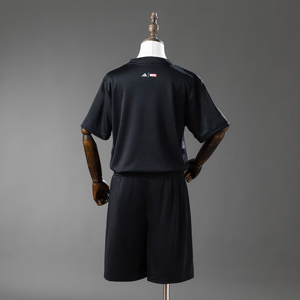 Real Madrid 25/26 Vengadores - Pre-Partido (Negro) Camiseta infantil