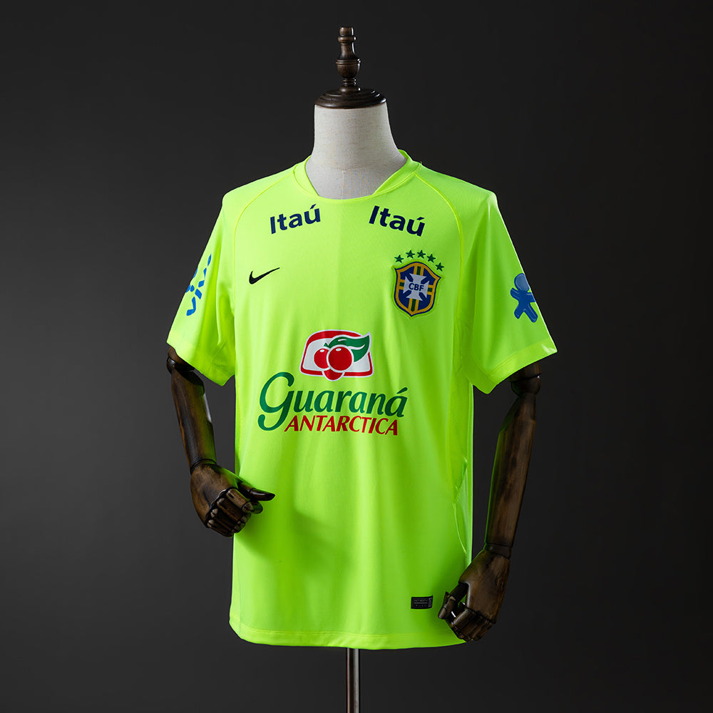 Traje de entrenamiento brasileño verde fluorescente