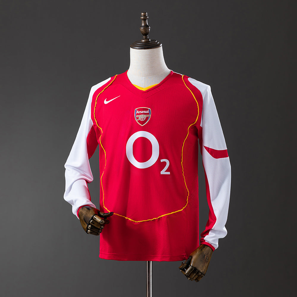 Camiseta retro de manga larga del Arsenal 04/05