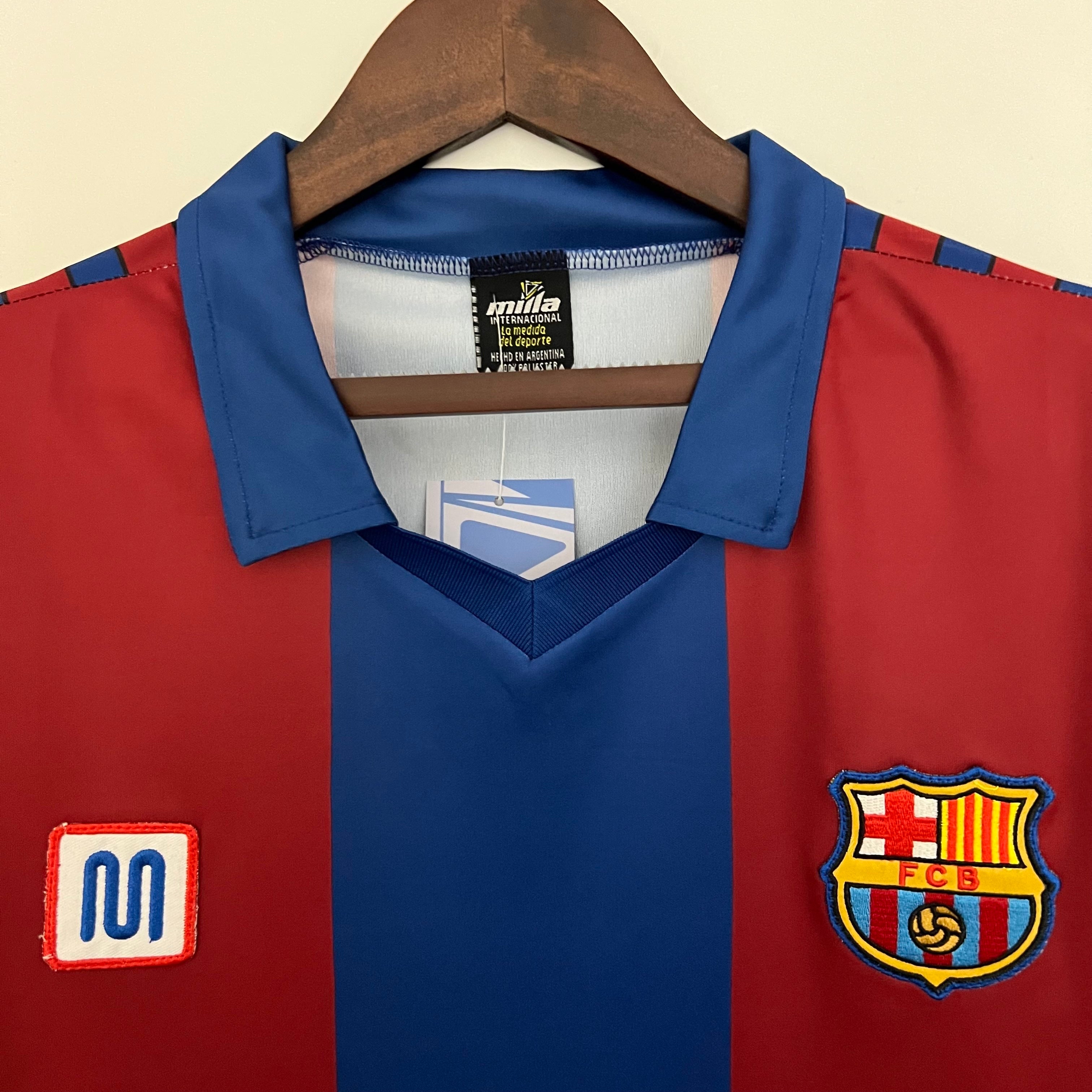 Camiseta retro del Barcelona 80/82