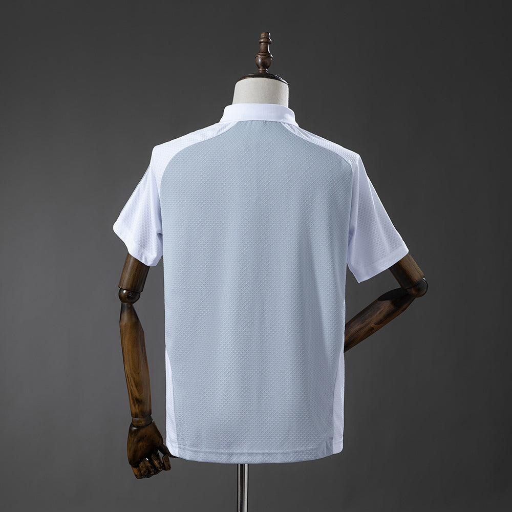 Polo Real Madrid 25/26 - Gris y Blanco