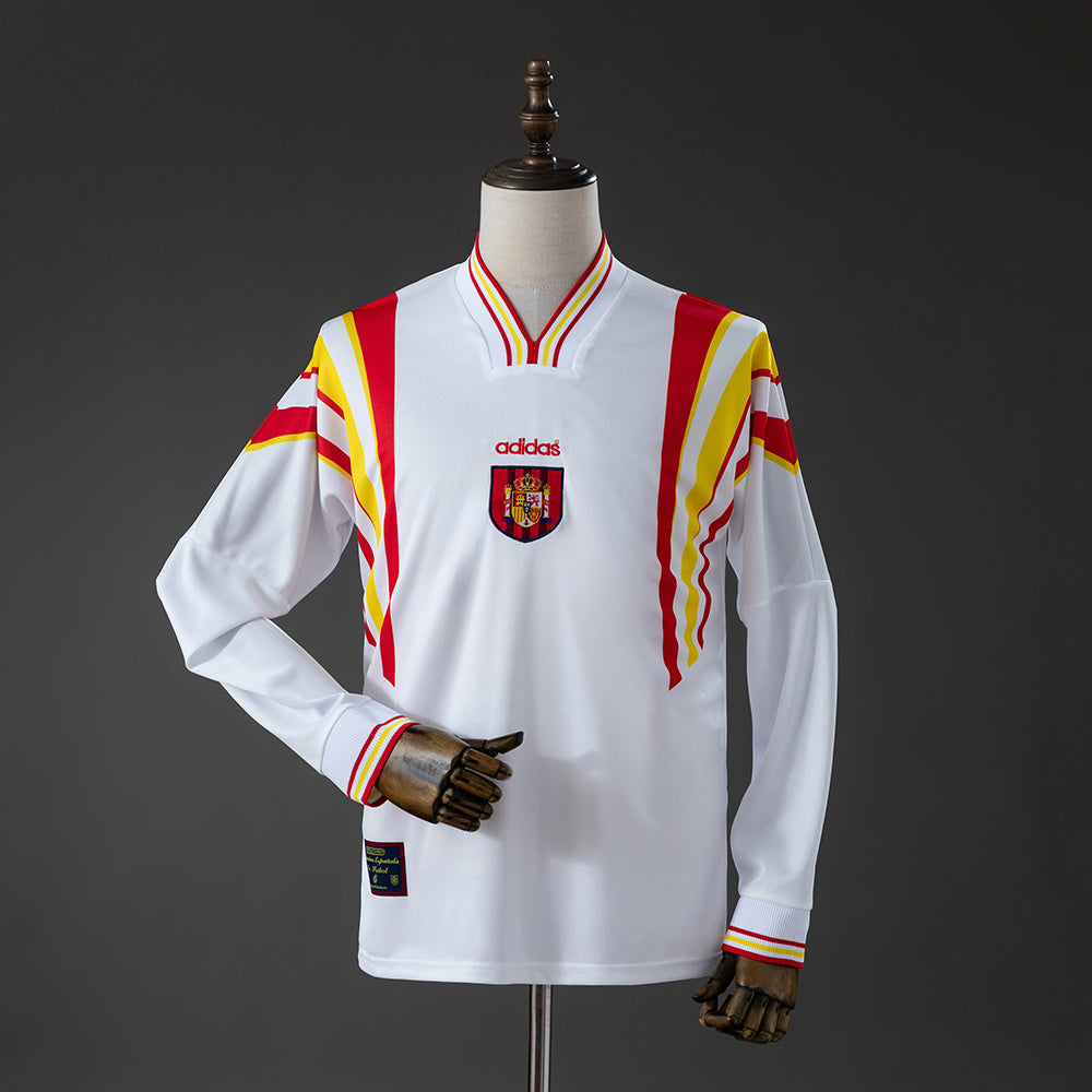 Camiseta retro de manga larga de España 1996